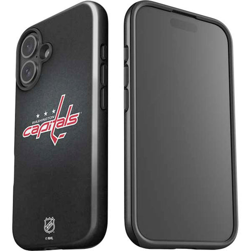 NHL Washington Capitals Black Background iPhone 16 Plus Impact Case